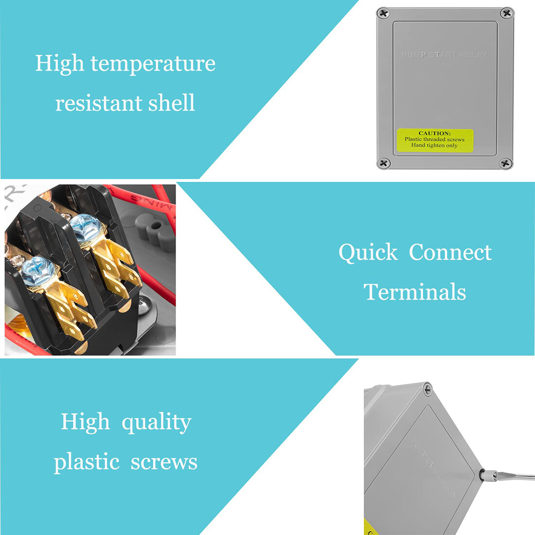 1522 Pump Start Relay with Enclosure 3 HP / 110V / 220V 24V Coil for Irrigation