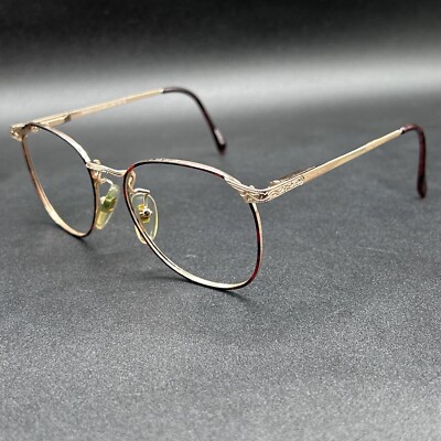 Modern Brille Imports Dakota 8 VTG Eyeglasses Frame Gold Flex 50-18-135 Used