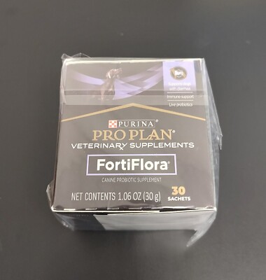 Purina Pro Plan Fortiflora Canine - Nutritional Veterinary Supplement Satchets 