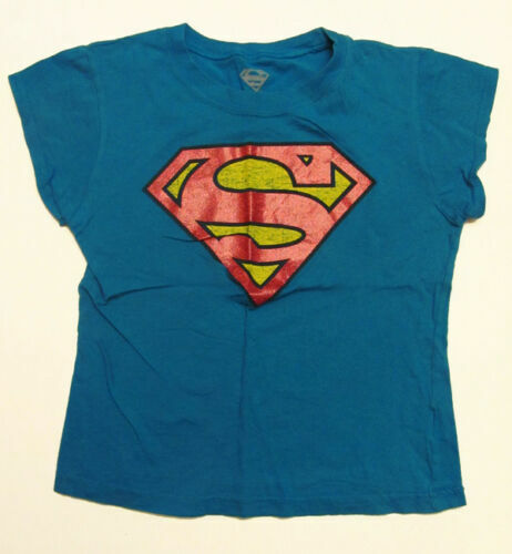 SUPERGIRL SHIRT Girls Kids M Superman DC Medium  female Superhero child Benoist