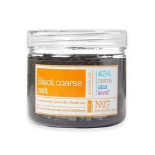 BLACK COARSE GOURMET  SALT FROM THE DEAD SEA 14.10 OZ / 400 GRAMS