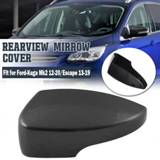 Left Side Wing Mirror Cover Cap Grey LH For Ford Kuga Escape Focus MK2 2013-2019