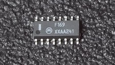 Motorola 74F169 (MC74F169) Synchronous 4-Bit Up/Down Counter IC SOIC16 - New
