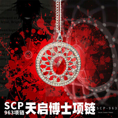 Venda Anime scp fundação scp-963 amuleto colar adereços scp963 médico  brilhante do pendente da jóia de acessórios de cosplay homens fãs de  presente de natal > Loja 