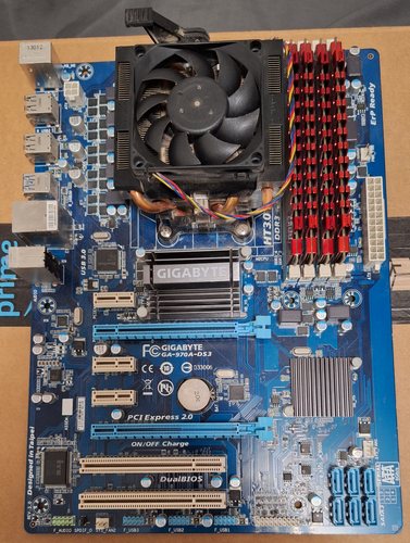 AM3+ Motherboard - CPU AMD FX 6350 - 16 GB G.Skill Memory - Cooler Combo