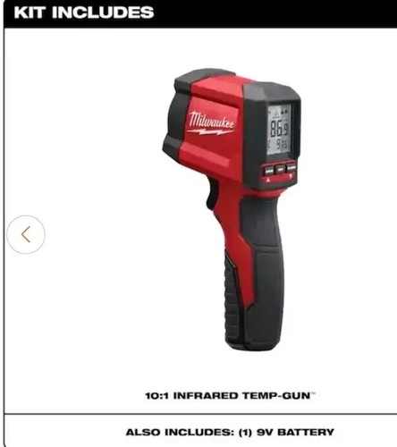 Milwaukee Laser Temperature Gun Infrared 10:1 Thermometer 2267-20 NEW Sealed - Picture 1 of 4