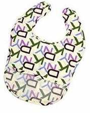 BornCare 2-Pack X-Large Waterproof Food Catching Bibs Assorted Mixed Pattern 