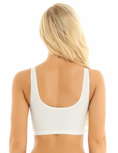 Mujeres Ropa Interior Sin Costuras Fitness Acolchado Yoga Sujetador Deportivo Entrenamiento Prenda para el torso Recortada Chaleco - Imagen 20 de 53