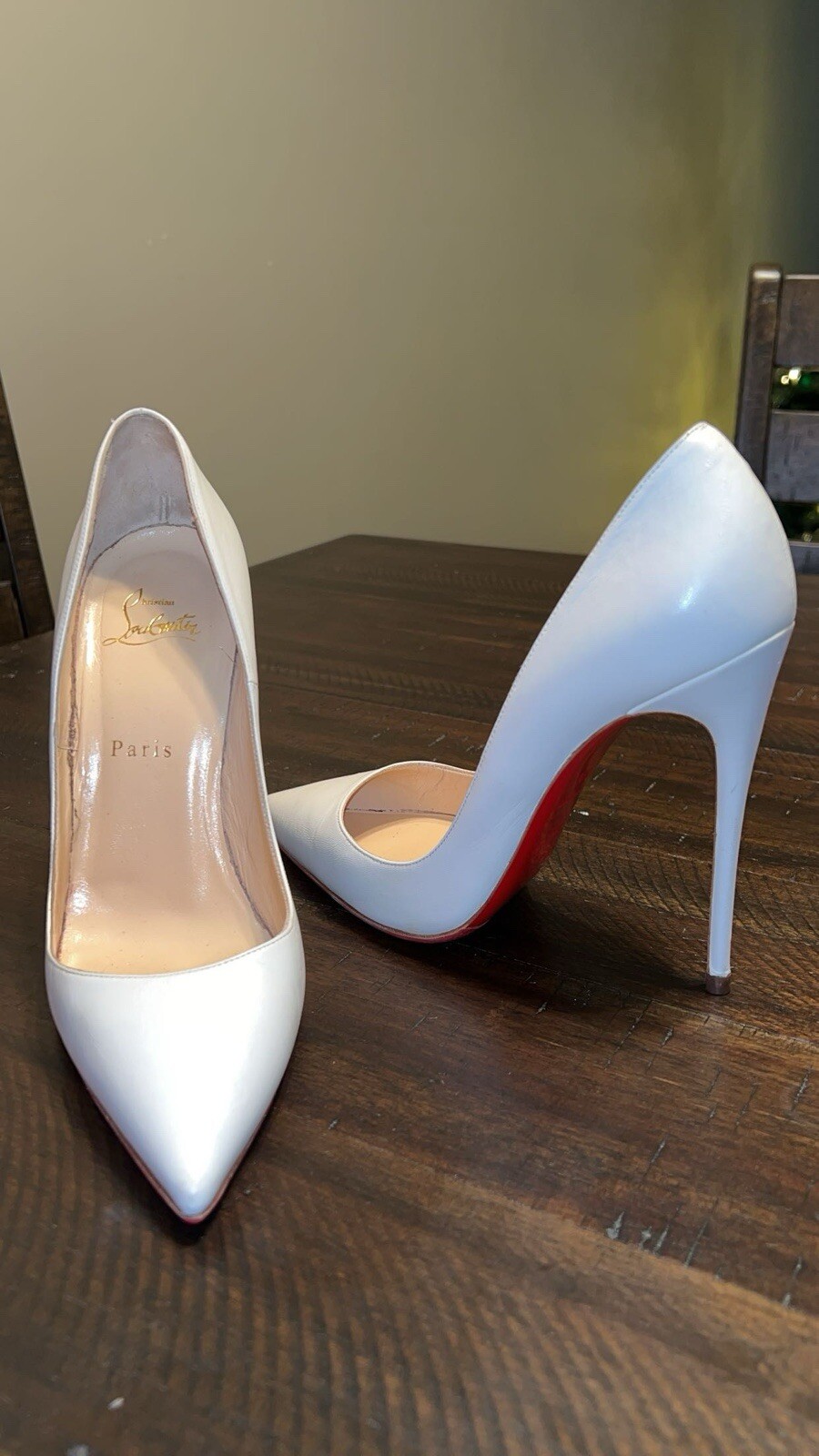 So Kate 120 Chaussure Louboutin Prix Nappa Leather White So Kate