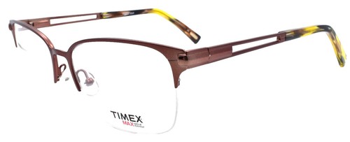 TIMEX T-Series 5:47PM BK 57-18-150 Black Metal Full Rim Eyeglasses