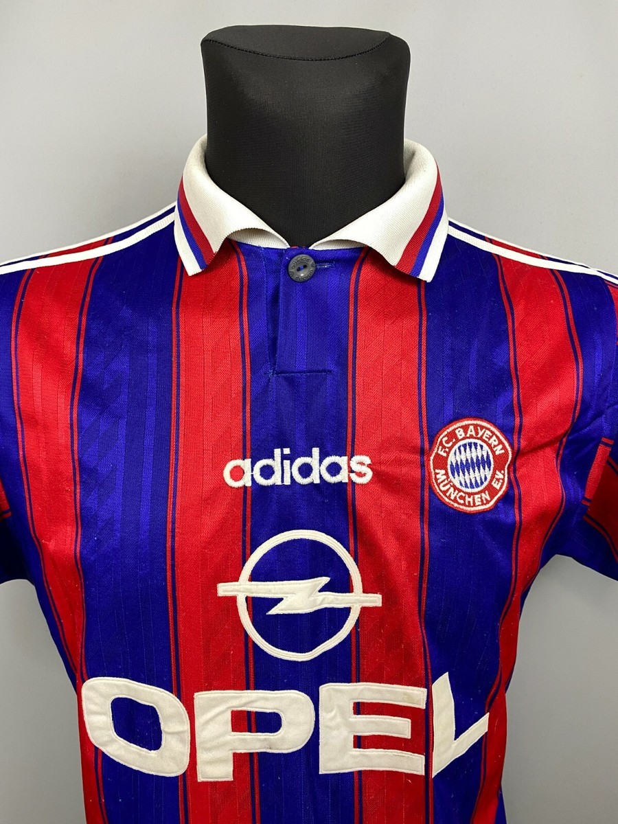 95-97s adidas Bayern München game shirt Bayern Munich Home Football Shirt 1995/97 Adults Large