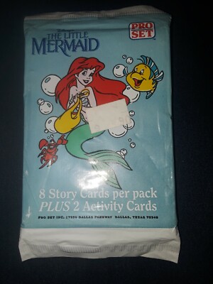 DISNEY CARDS THE LITTLE MERMAID SEALED PACK BRAND NEW