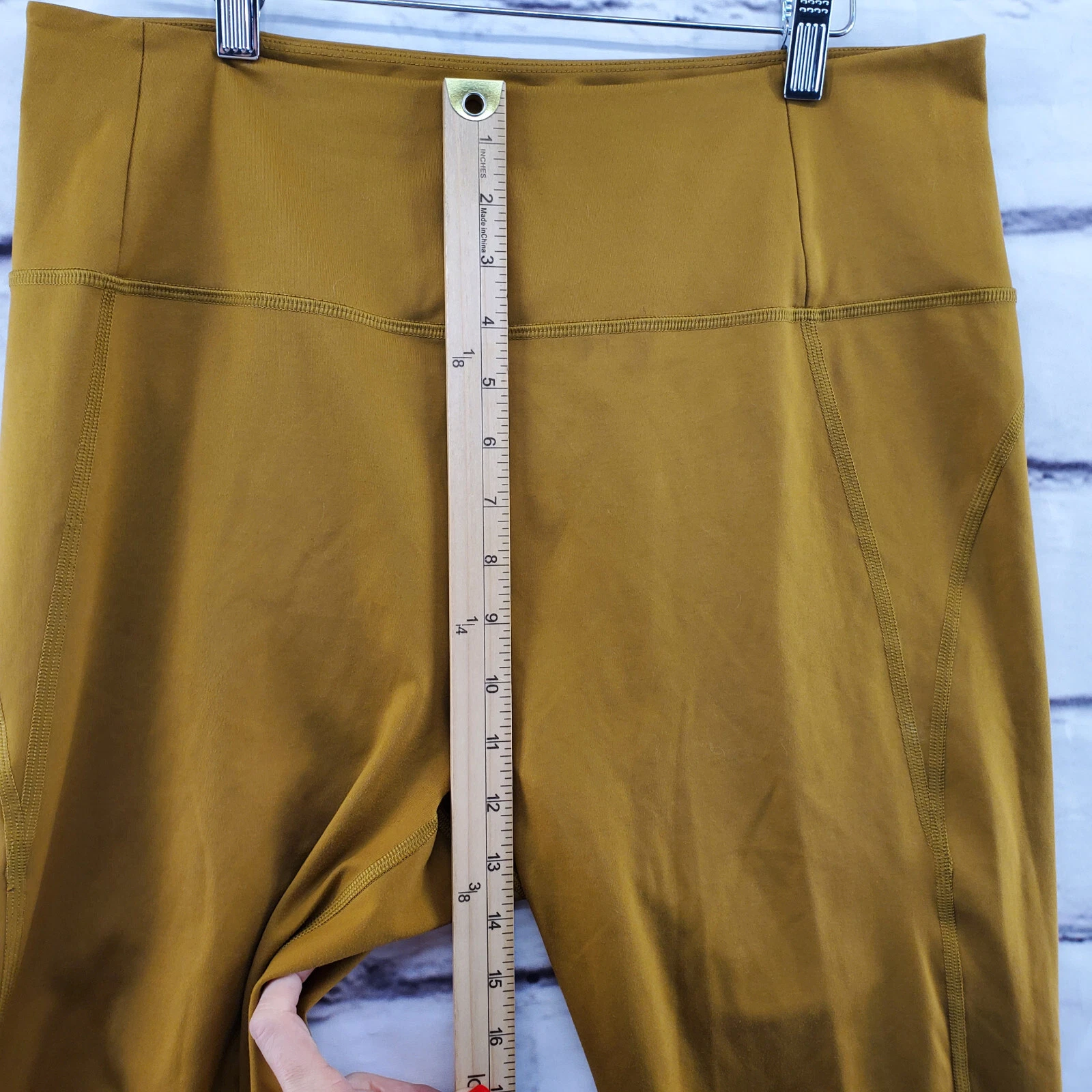 girlfriend-collective athletic full length pull on leggings