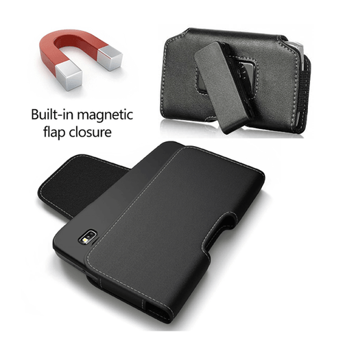 Für iPhone 16/15 Pro Max, 16/15 Plus, Leder Tasche Holster Drehbar Clip Case - Bild 2 von 6