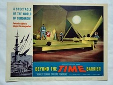 BEYOND THE TIME BARRIER (1959) rare original US 11"x14" lobby card - sci-fi