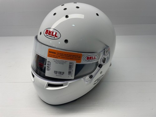 Bell Motorsport RS7 Pro Approved Helmet White - Snell / FIA Approved -Race Track - Picture 16 of 23