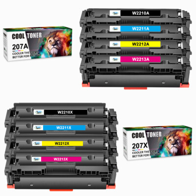 XL Toner Kompatibel für HP 207X 207A LaserJet Pro M283FDW M255DW M283FDN NO CHIP
