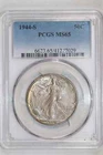 1944-S WALKING LIBERTY HALF DOLLAR PCGS MS65
