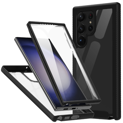 #ad #ad CBUS Heavy Duty Case with Built in Screen Protector for Samsung Galaxy S23 Ultra $12.99