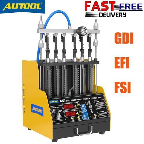 Upgrade GDI Injector Cleaning Machine Ultrasonic Fuel Injector Cleaner & Tester