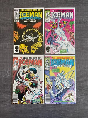 Iceman Comic Lot - 4 Book Lot - High Grade Lot (Marvel)