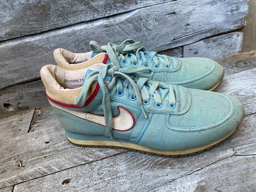 Sneakers Nike vintage anni 80 modello uknown blu uk taglia 7 US8 - Foto 9 di 17