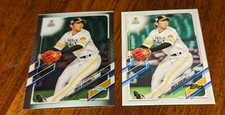 2021 Topps Chrome NPB Nippon   Shuta Ishikawa #143  + Topps BASE #56 JAPAN TOPPS