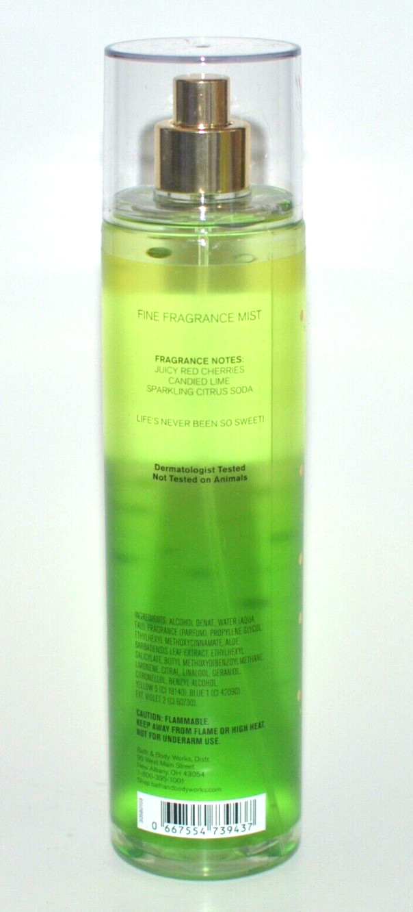NEW 1 BATH & BODY WORKS CHERRY LIMEADE FINE FRAGRANCE MIST BODY SPRAY 8 FL OZ