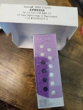 12 Hex Well Hep-barcoded Inova # 066cc0255 Experdia Slides For Microscope Glass