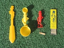Vintage Planters Mr. Peanut Letter Opener Measuring Spoon Whistle Box Cutter Lot