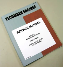 Sears Suburban 12 Lawn Mower Garden Tractor Tecumseh Hh120 Engine Service Manual