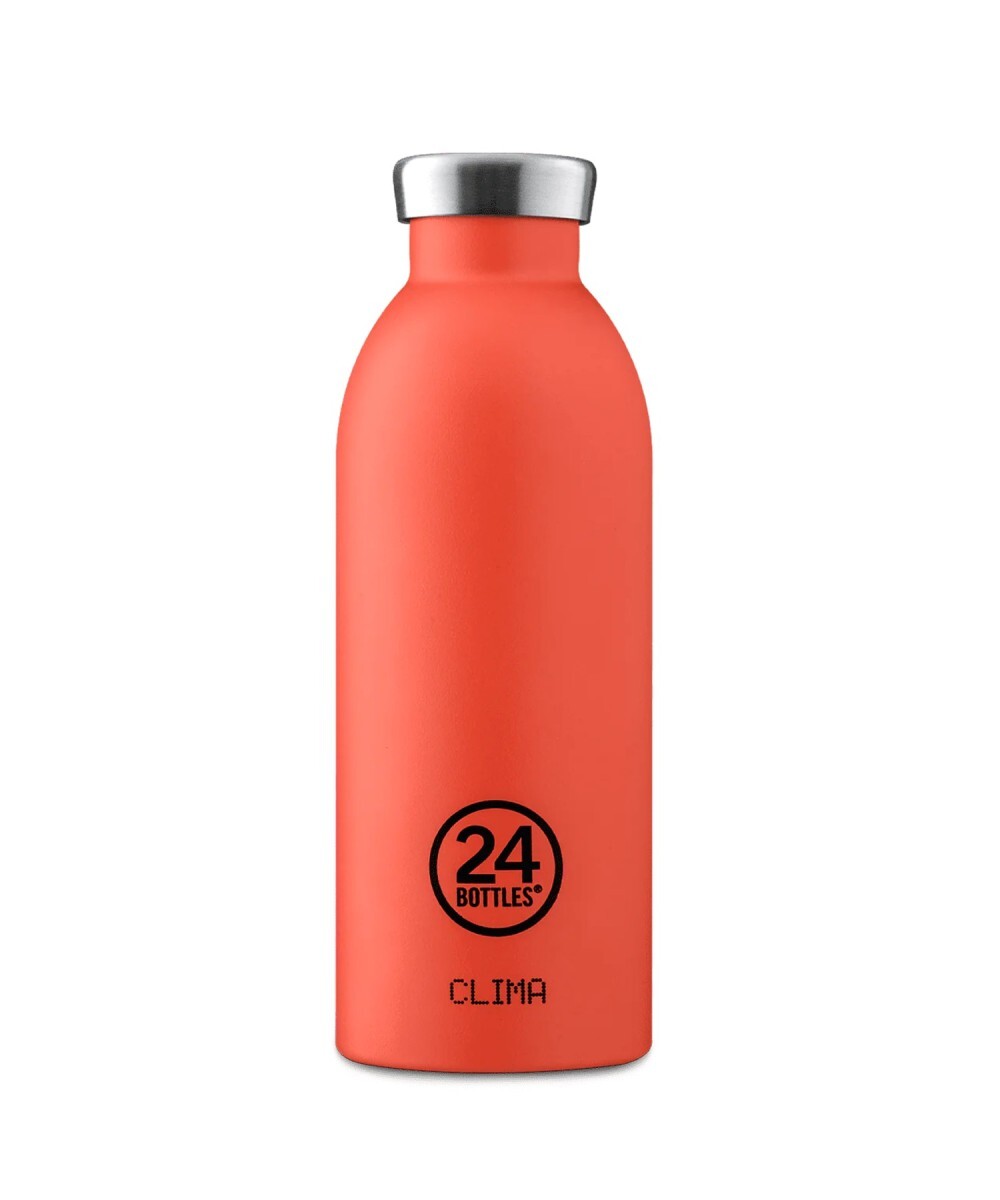 24 Bottles Clima Pachino, bottiglia termica in acciaio, 24h, 500 ml Arancione 80
