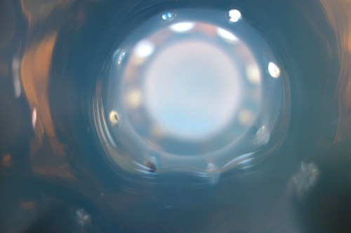 FENTON"1950s~SRC"EYE DOT"BLUE"OPALESCENT GLASS"6"JUG/PITCHER"MINT+PERF~VTG - Picture 8 of 10