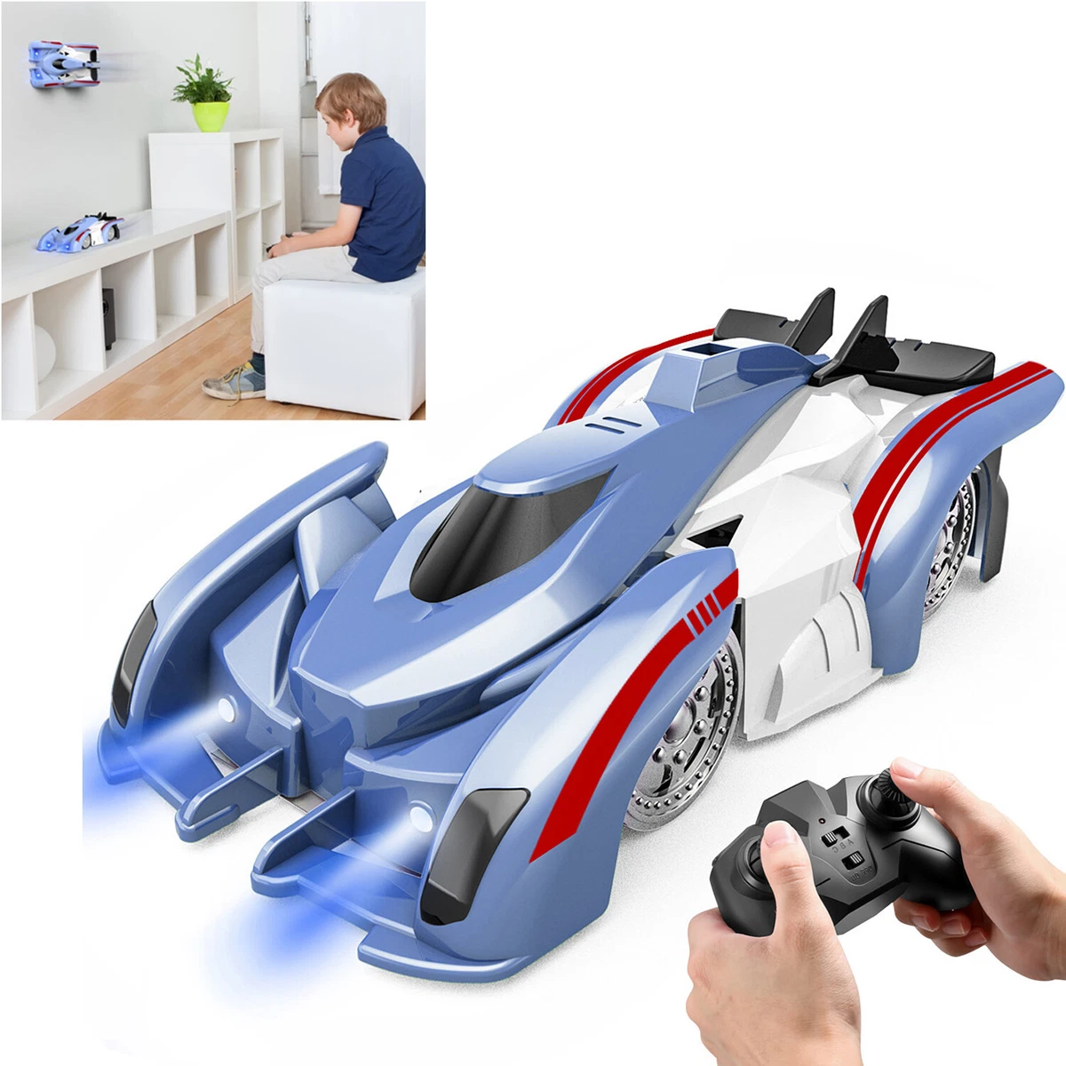 Anti Gravity Wall Climbing RC Car Electric 360 Rotating Toy Cars
