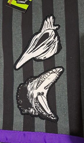 Beetlejuice Tasseled Dish Towel Set 2 Pack - Adam & Barbara New With Tag - Picture 5 of 11