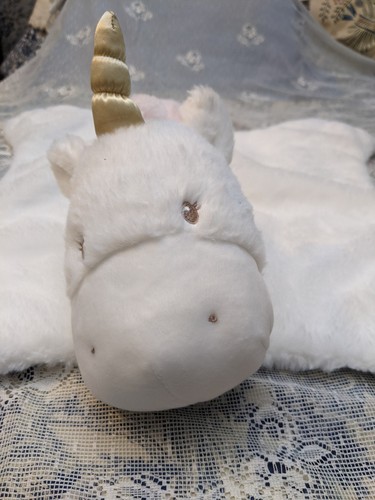 Baby Gund Cómodo Acogedor Luna Unicornio Peluche 22" Lovey Manta Abdomen Tiempo Mat Satinado - Imagen 3 de 12