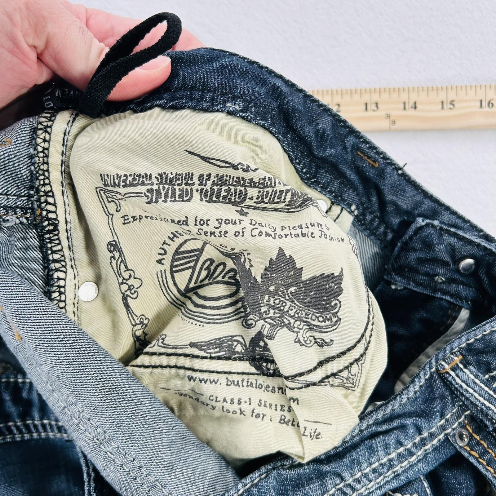 Buffalo David Bitton Driven Basic Jeans Mens 40x3… - image 8