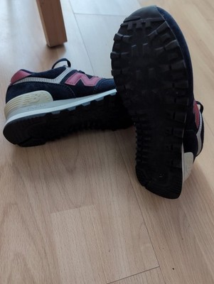 New Balance 574 Sneaker Jungen, Rot Blau, Größe 37.5