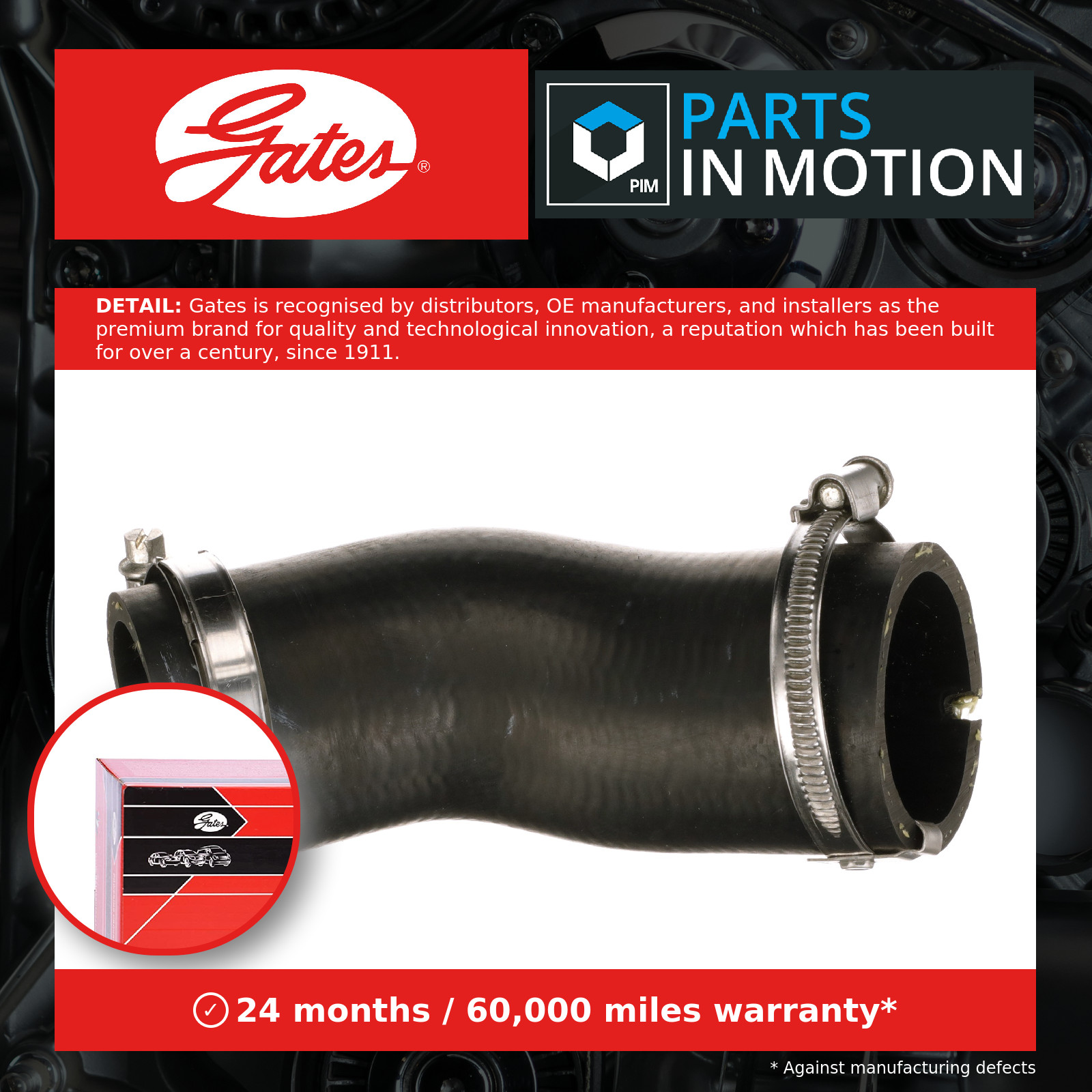 GATES-OE 09-0125 Charge Air Hose for CITROËN,DS,PEUGEOT - Image 19