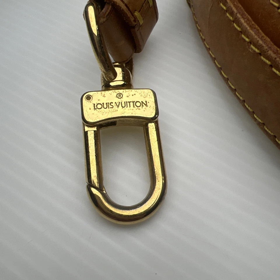 Louis Vuitton De Colección Vachetta Cuero Keepall Bandolera Lona Correa para el Hombro 48” Foto 3 de 4