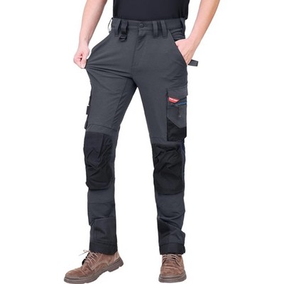 Herren Slim-Fit Stretch Arbeitshose aus Cordura   Strapazierfähig und Elegant...