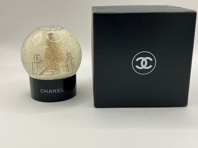 CHANEL Snow Globe Coco Mark Novelty VIP Gift Authentic Interior Decor with Box