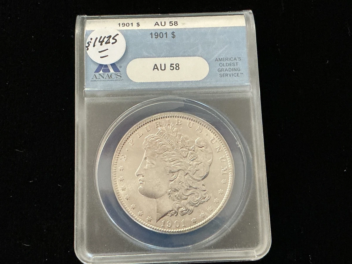 AU 58 Graded 1901 Year Morgan US Dollars (1878-1921) for sale | eBay