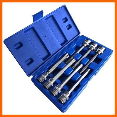 Extra Long Torx Star Bit Socket Set 7 Piece T25-T60 CR-V ''3/8'' Drive 110mmTorx