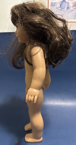 American Girl Doll 18" Brown Hair Brown Eyes (legs Are Slightly Loose) - Picture 3 of 4