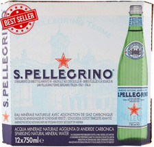 Sanpellegrino Sparkling Mineral Water, 12 X 750Ml