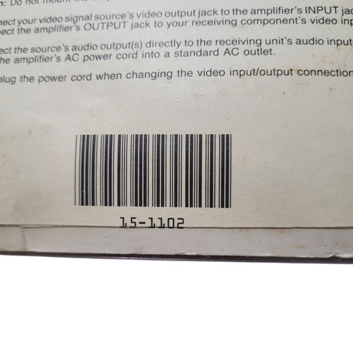 Archer Variable Video Gain Amplifier NO. 15-1102 In Package Radio Shack - Bild 9 von 10