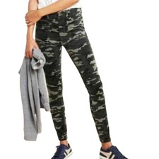 Anthropologie Pilcro and the Letterpress Women  s Corduroy Camo Pants Sz 29