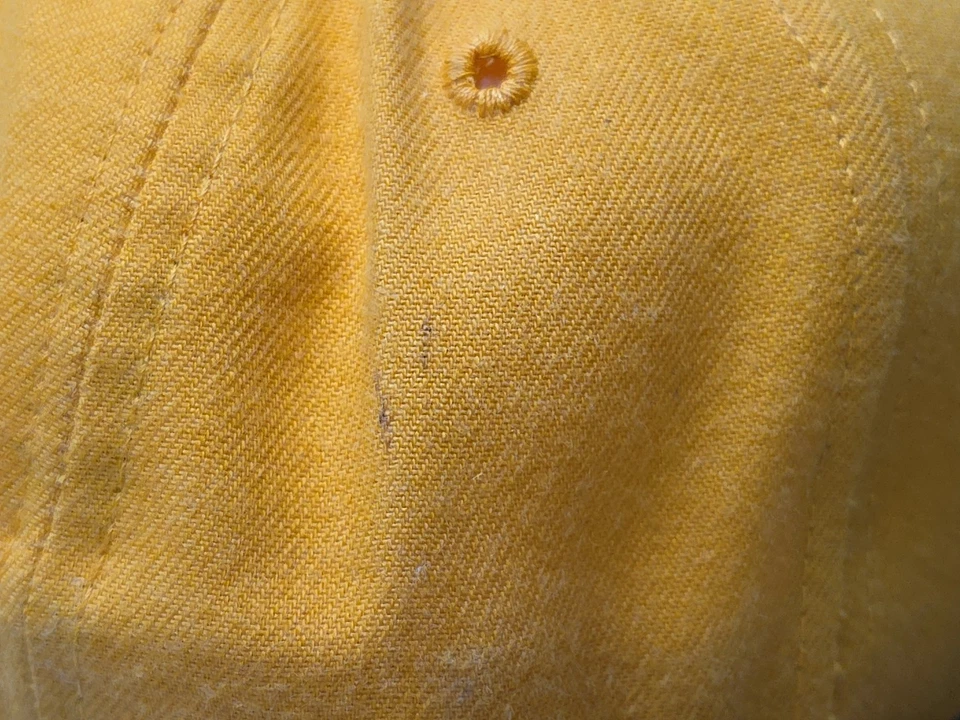 Gorra de béisbol ajustada vintage Rochester Red Wings New Era amarilla talla 7 1/4 EE. UU. Foto 3 de 4