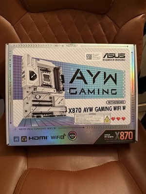ASUS X870 AYW GAMING WIFI AMD Motherboard AM5 DDR5 New In Box Unopened